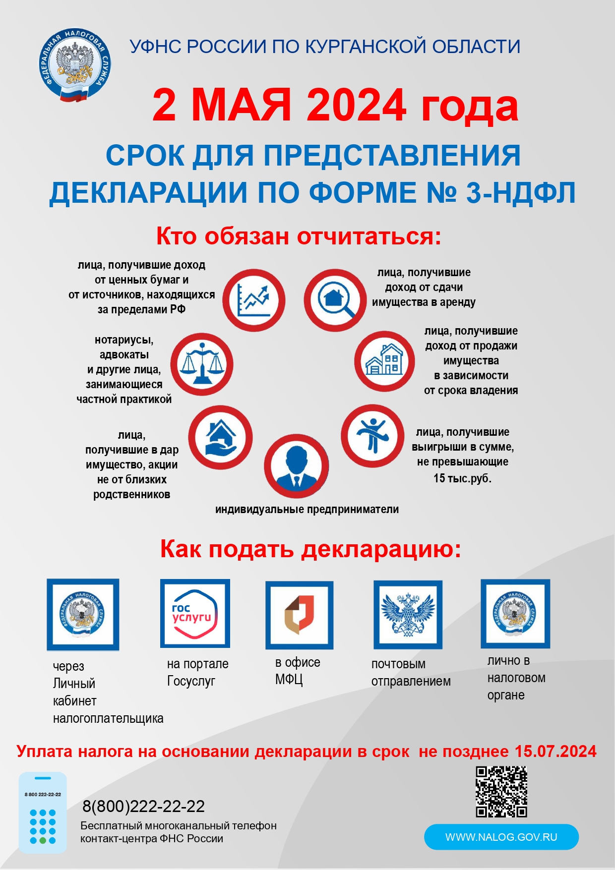Информация о налогах.