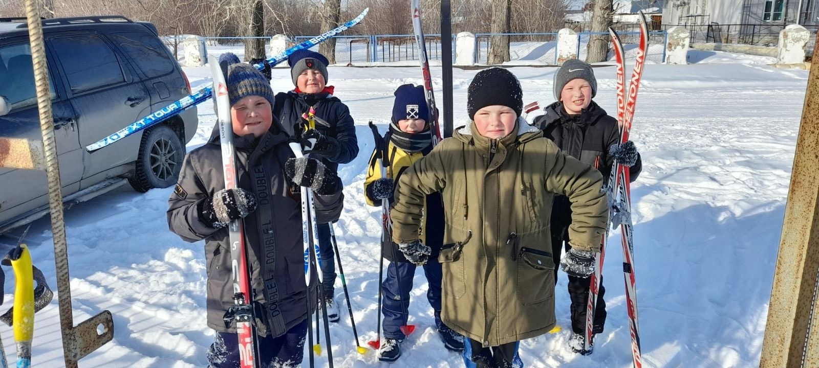 Лыжная прогулка выходного дня.