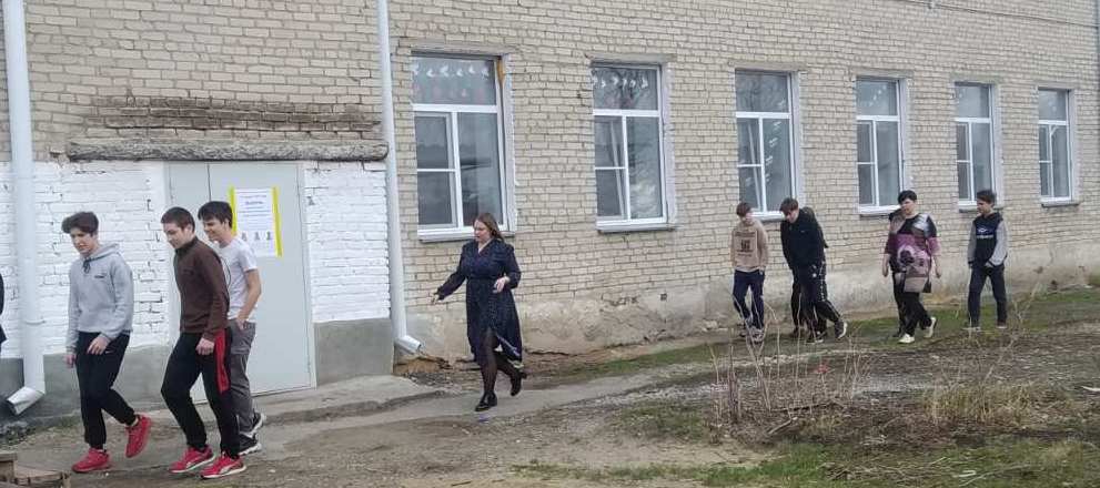 Тренировочная эвакуация.